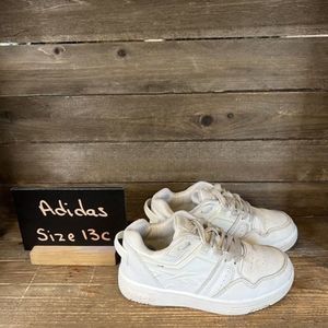 Little Kids Childrens Reebok White Leather Casual Shoes Sneakers Size 13 C‎ GUC